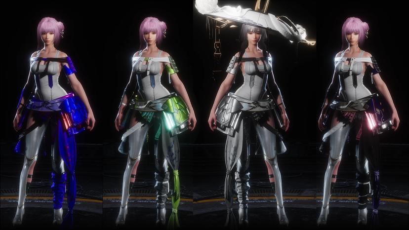 Repainting the armor of the wandering swordsman addon