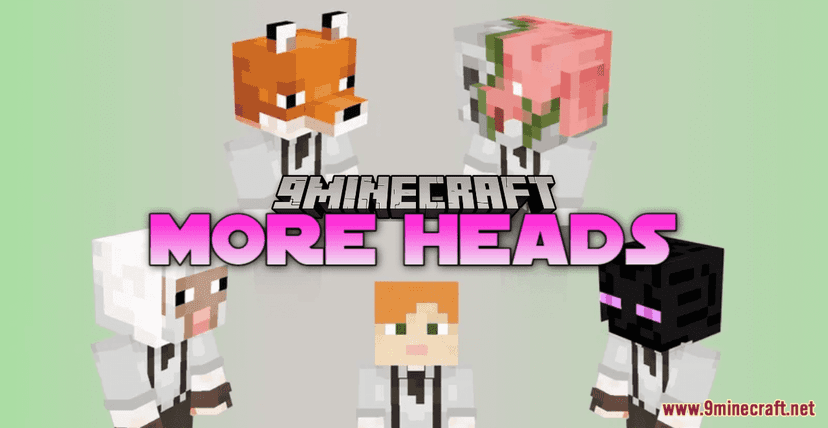More Heads Resource Pack (1.19.4, 1.19.2, 1.19) - texture pack addon