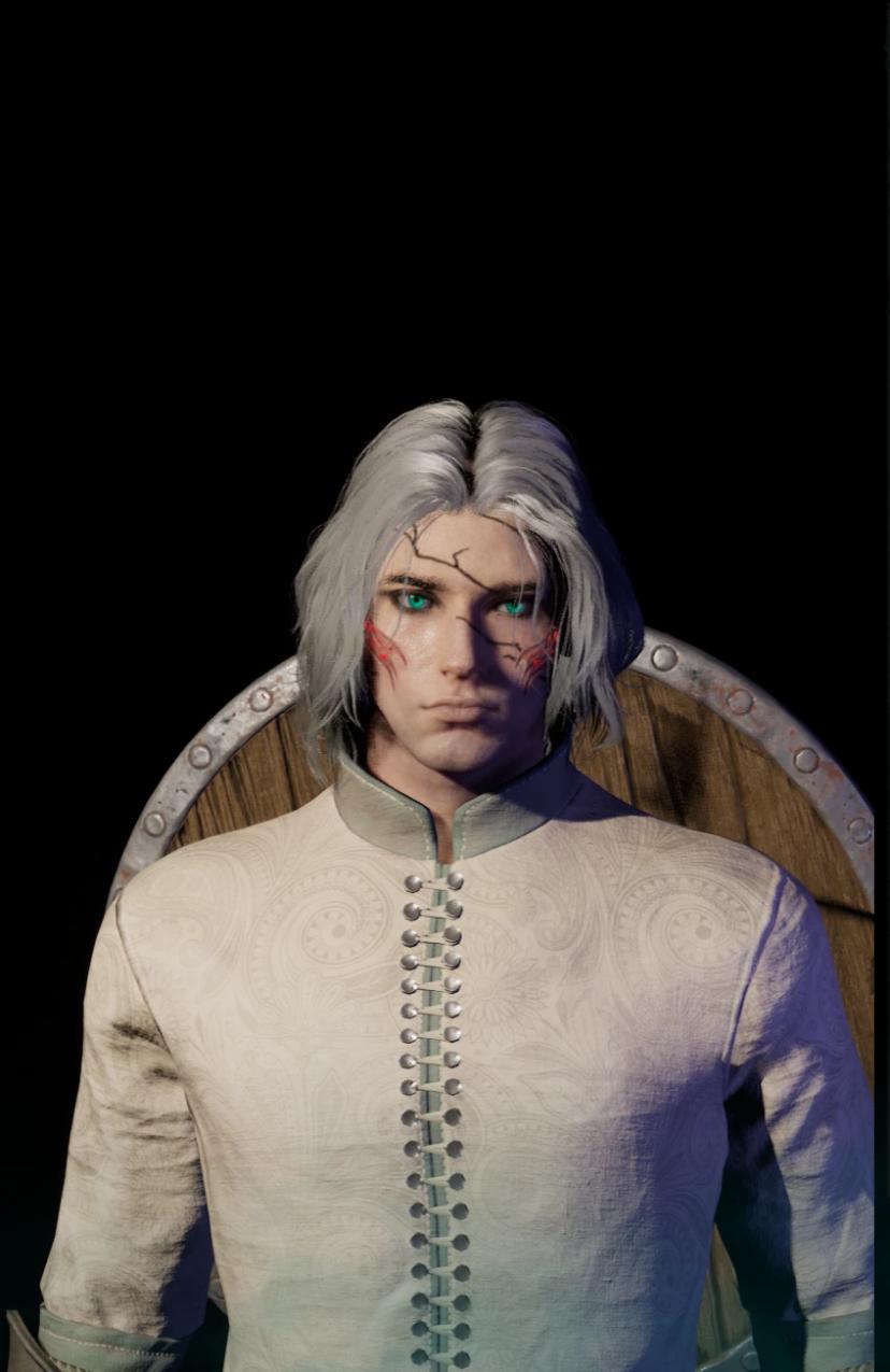 Preset of a young male magician addon