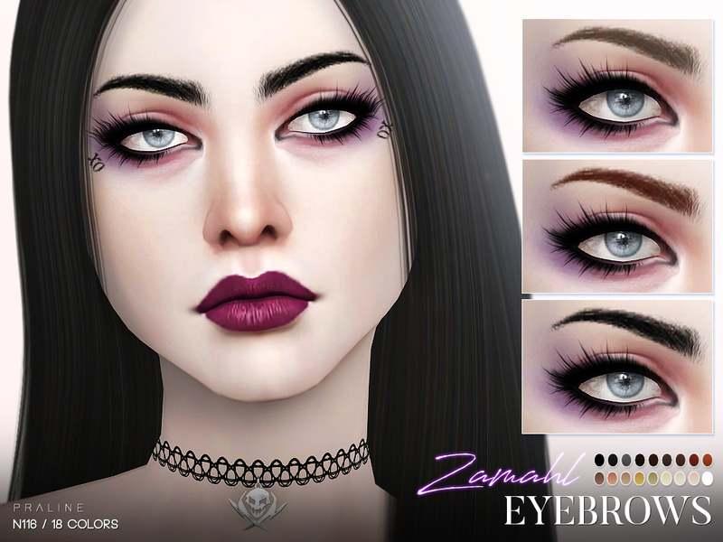 Брови "Zamahl Eyebrows N116" addon