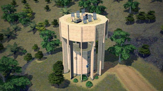 Building: Additional water tower addon