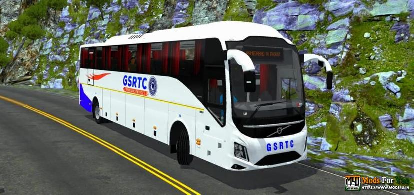 NEW TWO AXLE GSRTC VOLVO 9600 BUS FROM PRASHANT GAMING WORLD addon