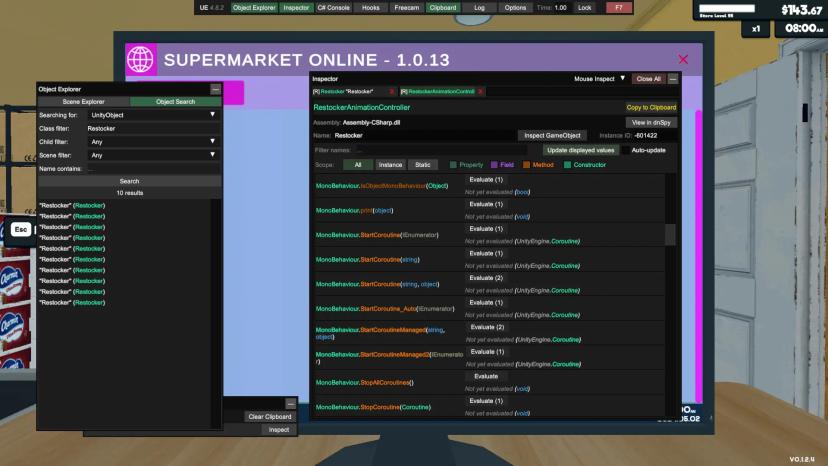 UnityExplorer mod addon