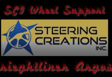 Mod SCI Steering Wheel Support Freightliner Argosy addon