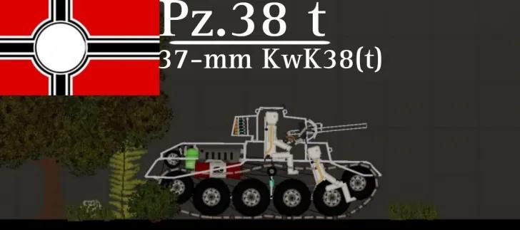 Мод Pz,38t addon