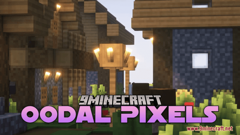 Oodal Pixels Resource Pack (1.19.4, 1.19.2, 1.19) - texture pack addon