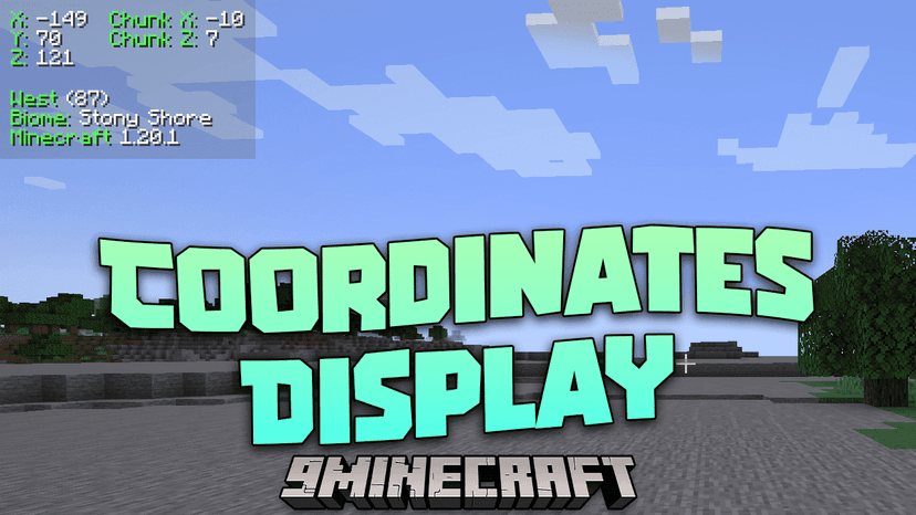 Mod for displaying coordinates (1.20.1) - Minecraft Explorer's Companion addon