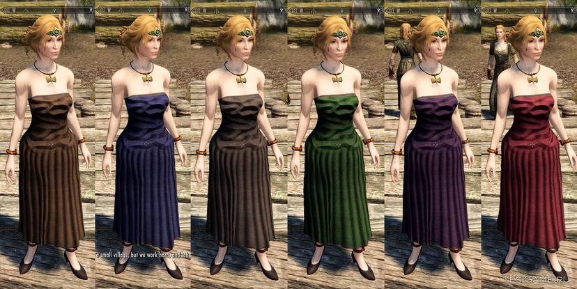 Dress long3 SMP CBBE - Длинные платья addon