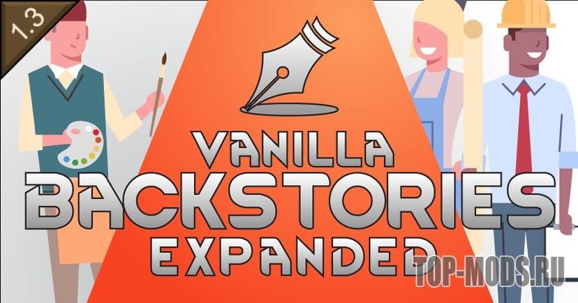 Vanilla Backstories Expanded modification 1.3 - 1.5 addon