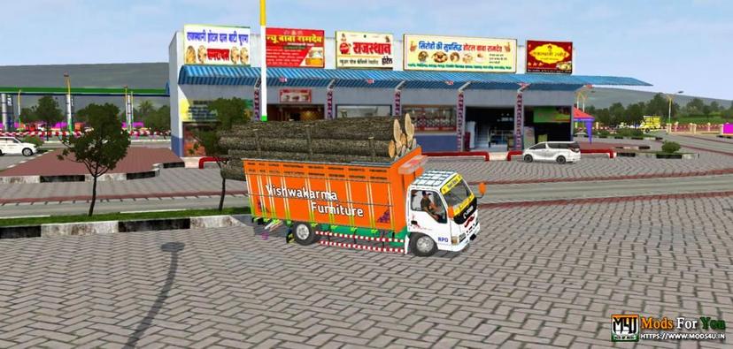 New Eicher pro 1110 4k Livery truck from RPO addon