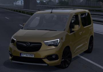 Opel Combo 2023 версия 1.1 для American Truck Simulator (v1.51.x/Мод addon