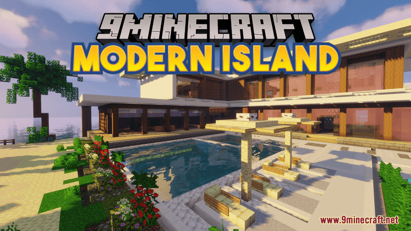 Modern Island Maps (1.20.4, 1.19.4) - Private Island Design addon