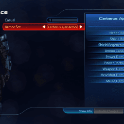 Mass Effect 3 "Ajax's Alliance-colored armor." addon