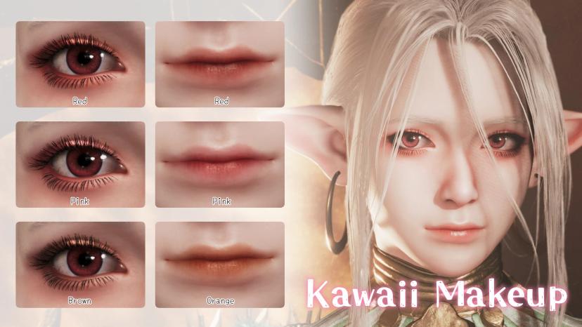 Kawaii Makeup Textures addon