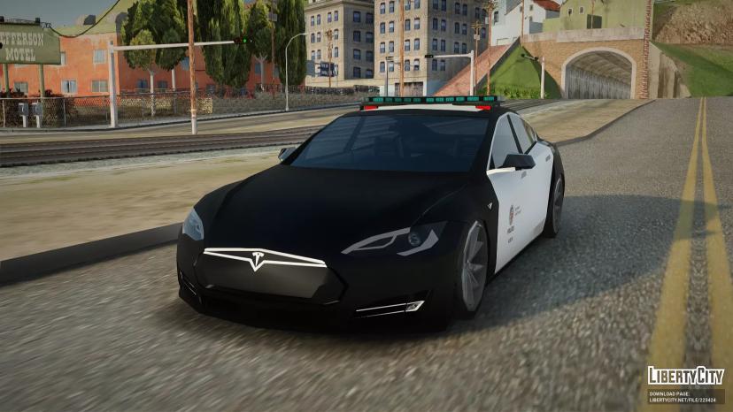 Tesla Model S LAPD [AVS] мод addon