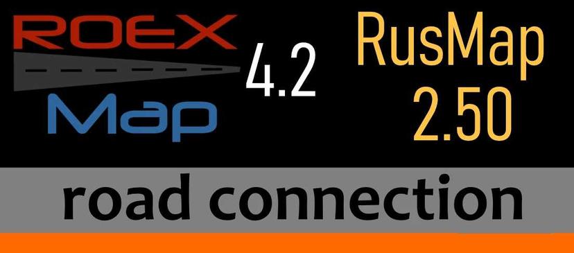 ROEXTENDED 4.2 TO RUSMAP 2.50 ROAD CONNECTION V2.0 addon