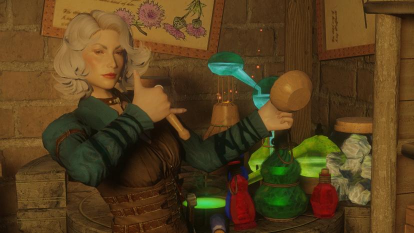Upgradable potions in Enderal addon
