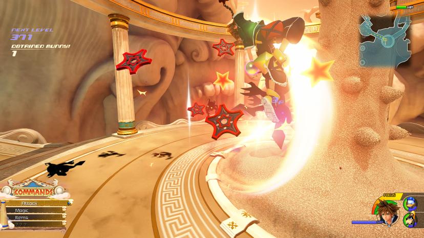 Gazing Eye - Void Gear - Young Xehanort's KB (with trails and hit effects) over Elemental Encoder addon