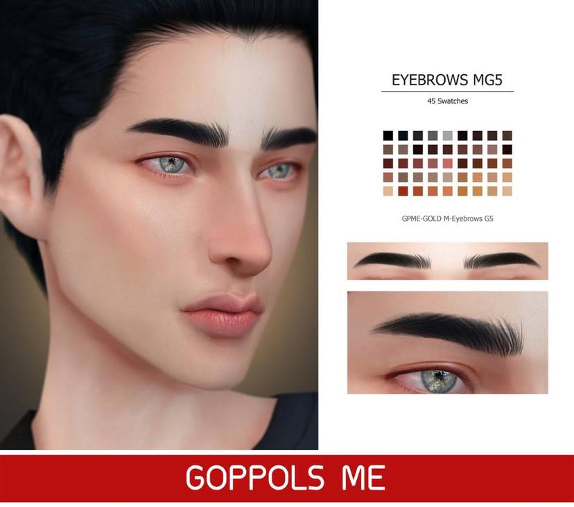 Брови "Eyebrows G5" addon