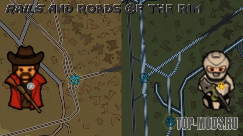 Railways and roads of the region addon