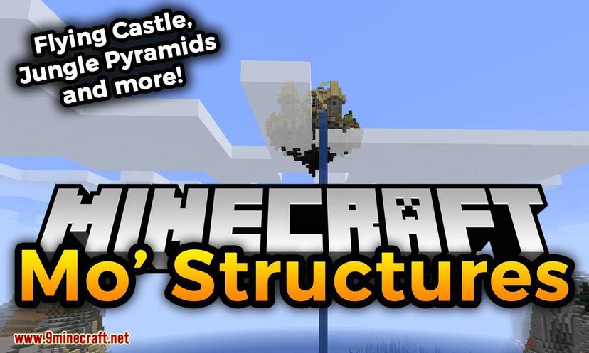 Mod Mo'structures - Flying castles, jungle pyramids and much more. addon