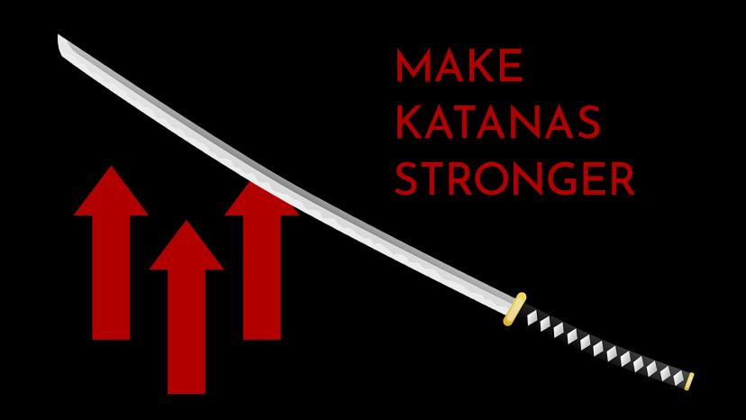 Сделать катаны сильнее addon