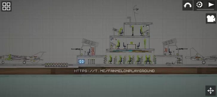 Aircraft Carrier Zeus for Melon Playground addon