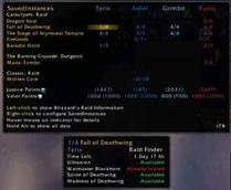 SavedInstances addon