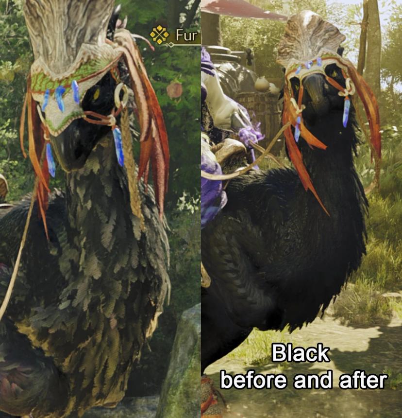Seikret Recoloring Fix addon
