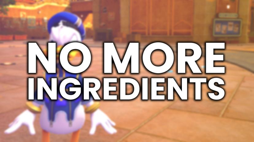 No more ingredients addon