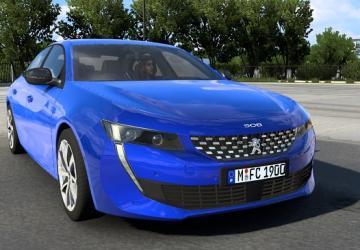 American Truck Simulator (v1.49.x) MOD для Peugeot 508 GT 2022 версия 1.1.1 addon