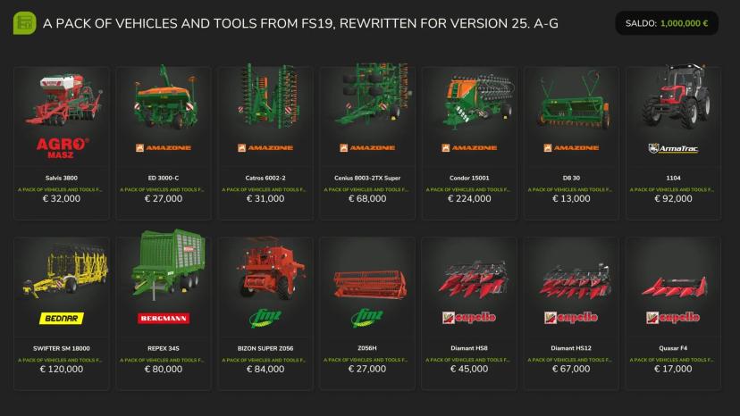 Vehicles and tools (AG) addon