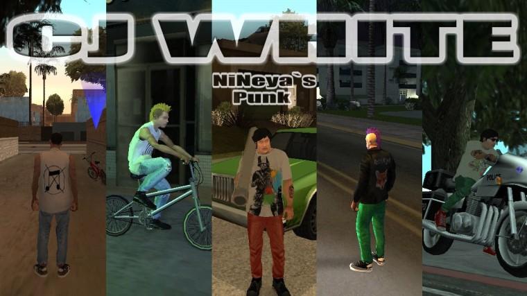 NiNeya's Punk for SA in White CJ addon