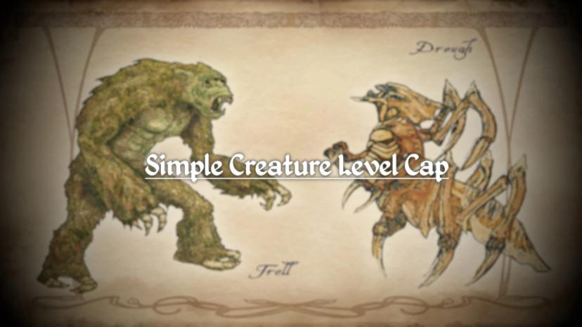 Simple Creature Level Cap addon
