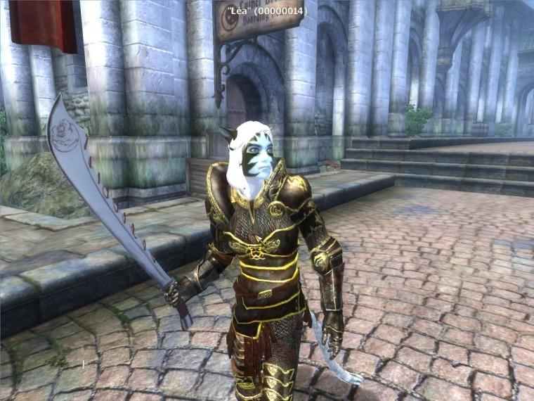 Oblivion, "Chinese sword with nine rings." addon