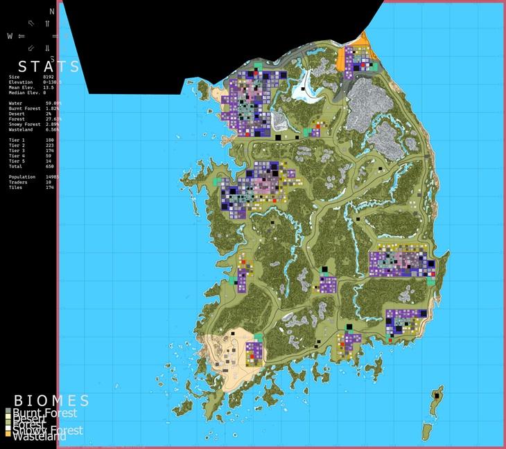 Map: South Korea Undead 21 addon