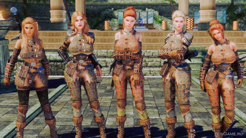 Ladies Of Dawnguard - Реплейсер леди из DLC Dawnguard addon