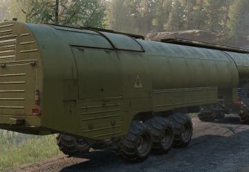 Mod Heavy duty semi-trailer with tank addon