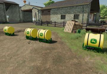 John Deere 4000 Saddle Tanks Mod addon