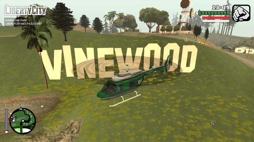 El helicóptero Maverick de Grove Gang addon