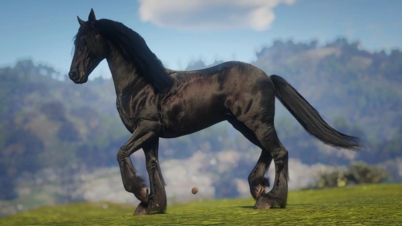 Friesian horse breed addon