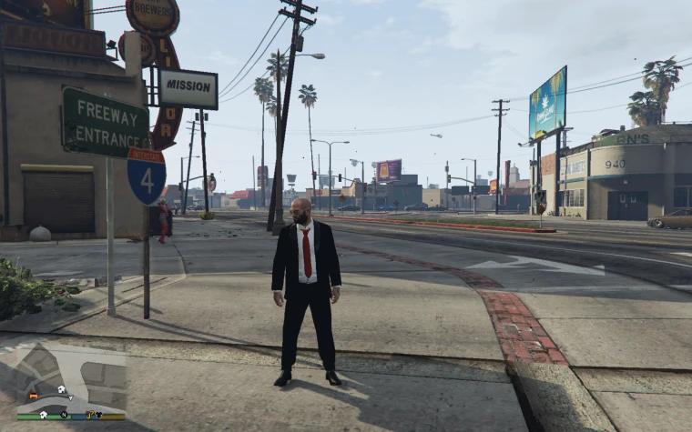 Smoking preto texturizado e mocassins para Trevor addon