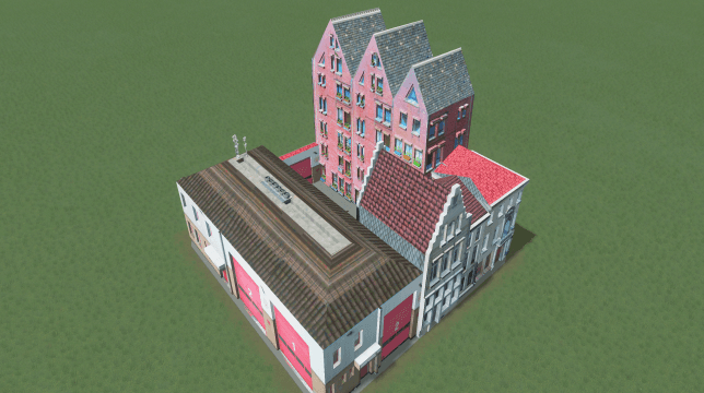 [FRUIT] Fire Station + Houses addon