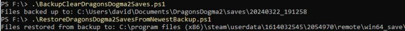 Backing up and restoring saves addon