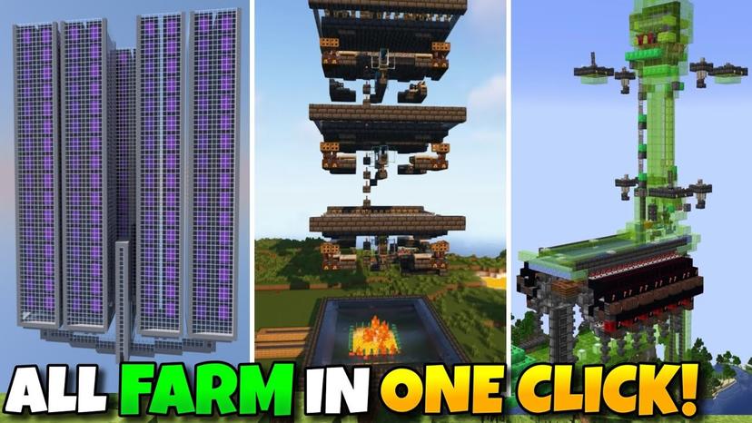 Insta Farm Addon (1.21, 1.20) – Вся ферма в один клик! addon