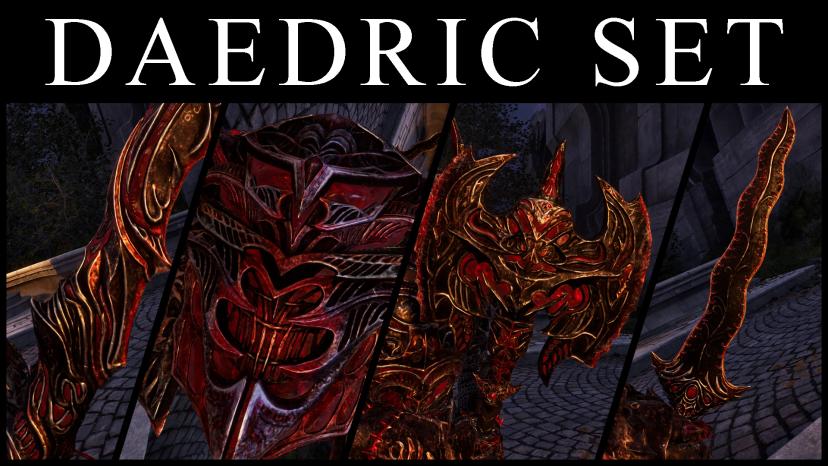 Kanjs - Daedric Armor and Weapons in Oldblivion Style addon