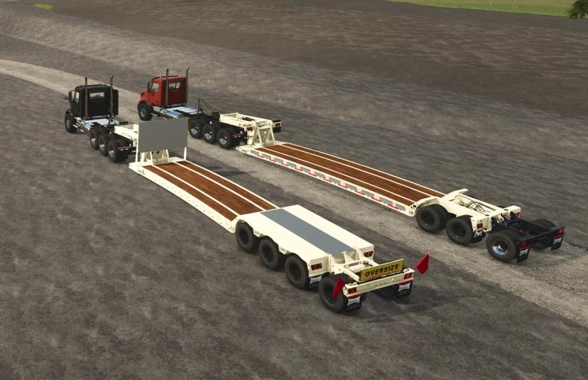 Landoll 855 Lowboy 55-Ton mod addon