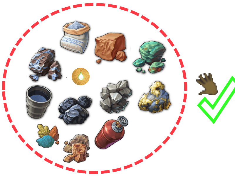 Mines, oil, clay, gas, water can be moved at the beginning of the game addon
