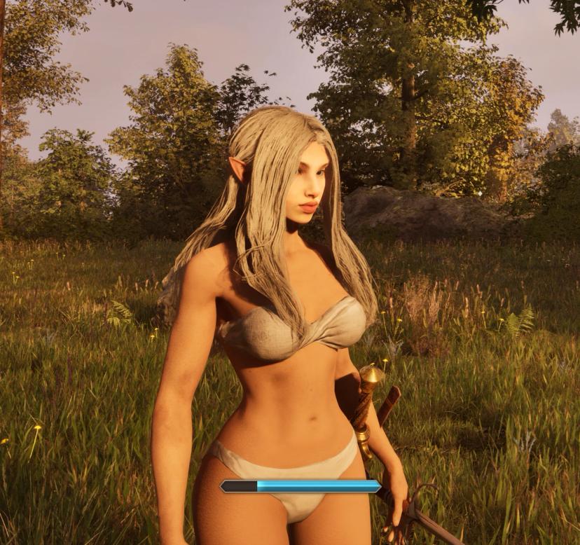 Forest Elf, Preset, Blonde addon