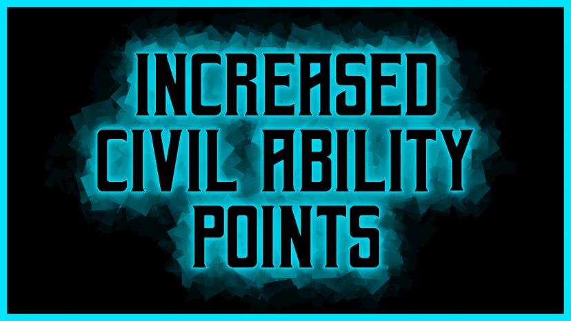 Increased Civic Ability Points addon